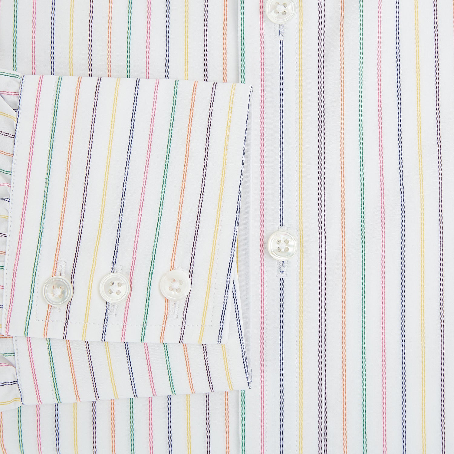 View 4 of product Rainbow Double Pinstripe Mayfair Shirt