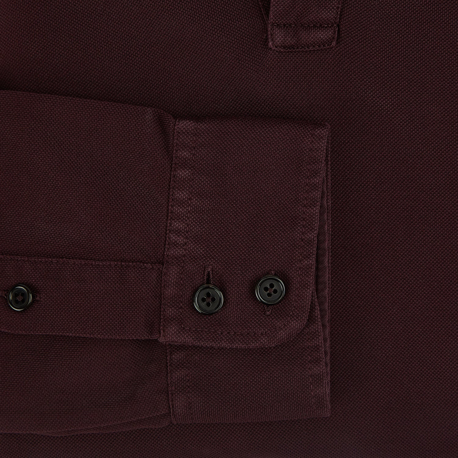 Burgundy Rugby Polo Shirt