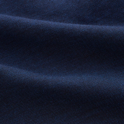 Navy Weekend Fit Nevis Cotton-Cashmere Shirt With Dorset Collar And 1-Button Cuffs Image 3