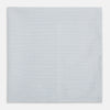 Hand Rolled Pale Blue Graph Check Handkerchief