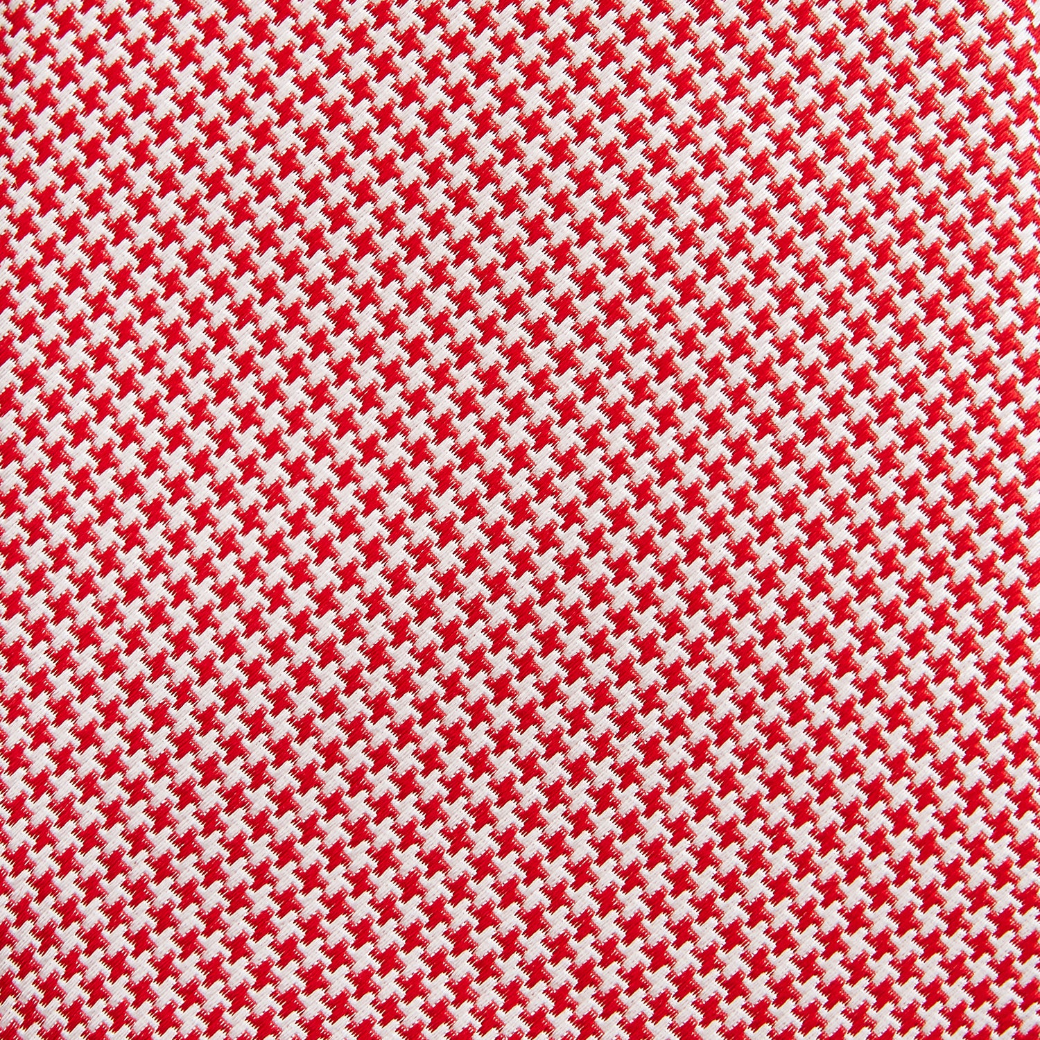 View 3 of product Red Houndstooth Silk Tie