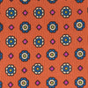 View 3 of product The Great Gatsby Orange Printed Silk Tie