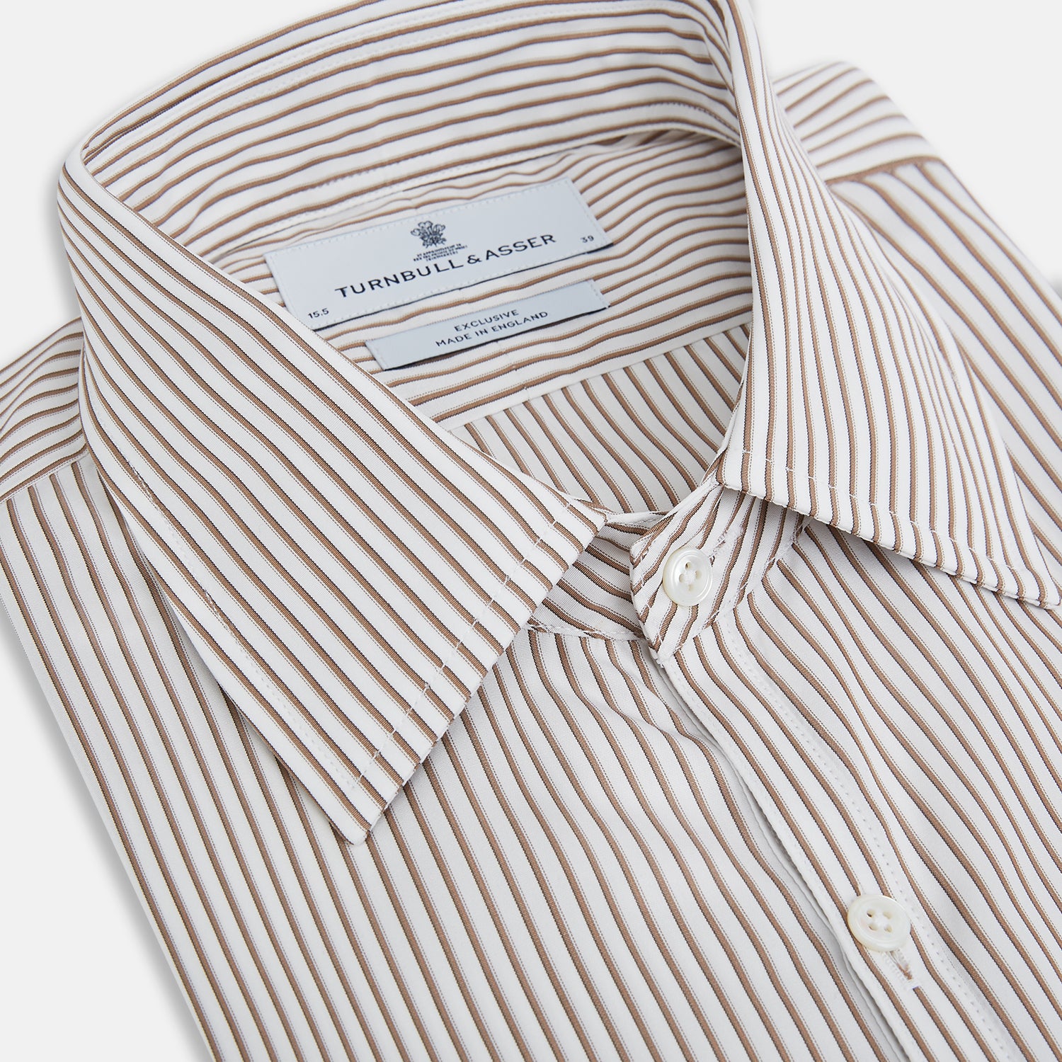 View 2 of product Coffee Multi Stripe Westminster Shirt