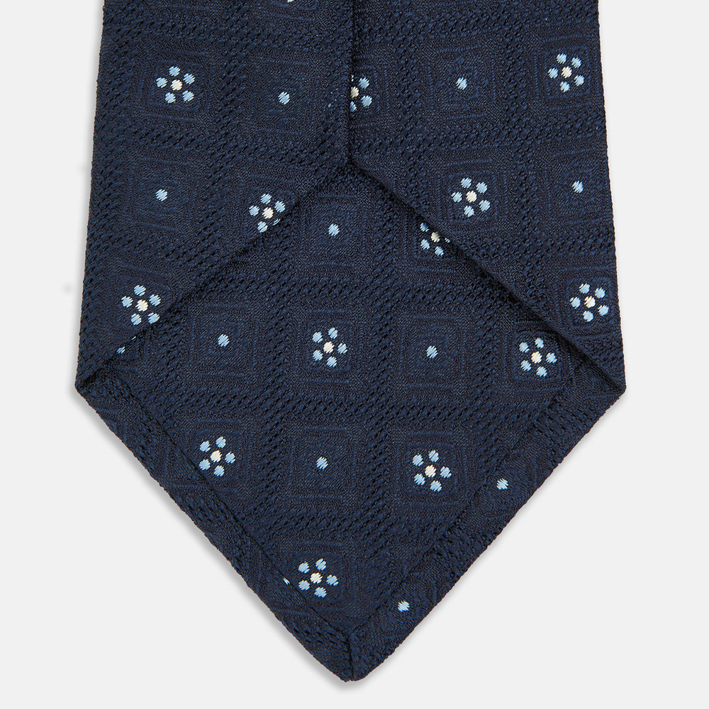 Jacquard Silk Circle Tie
