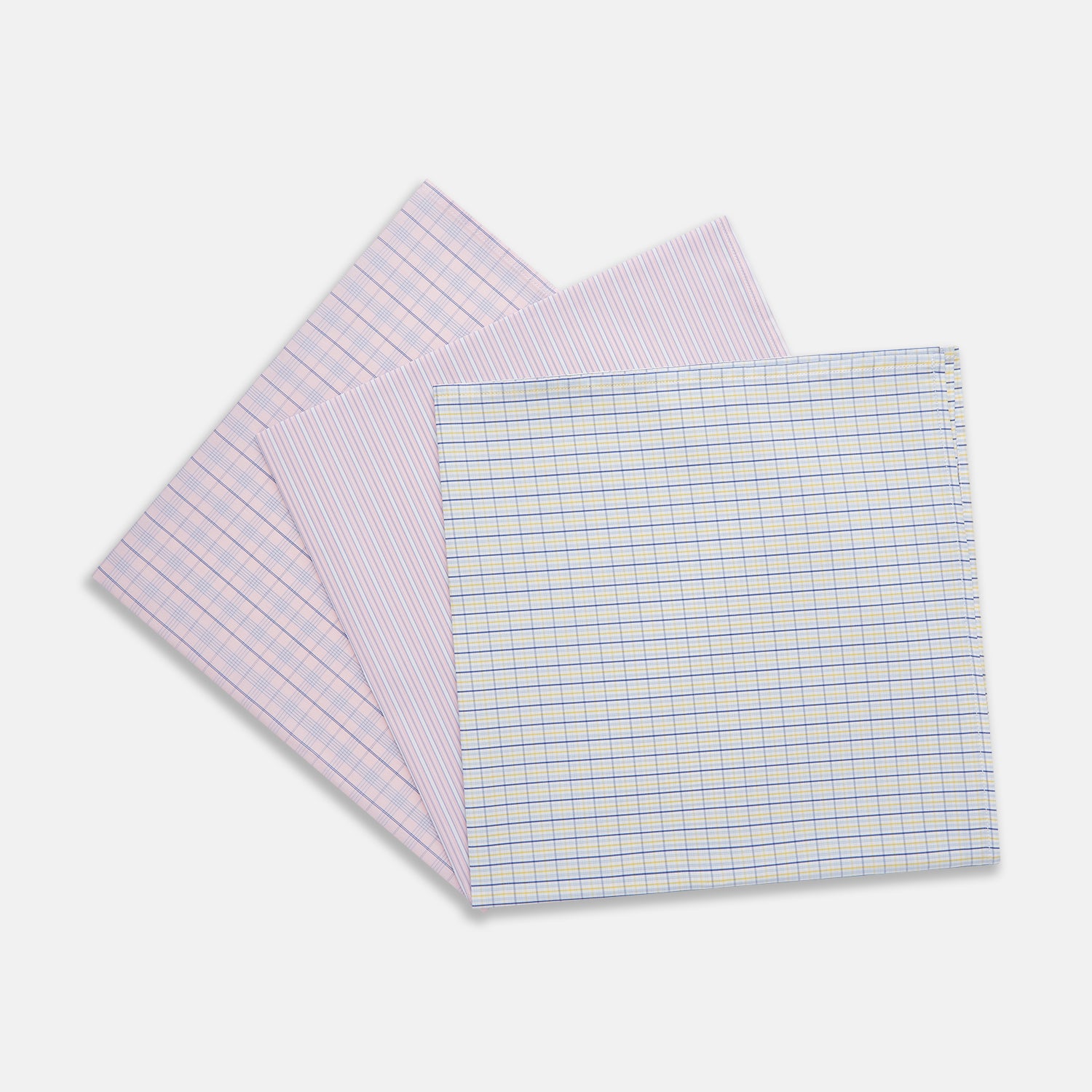 Yellow and Red Cotton RE-PURPOSE Handkerchiefs 3-pack