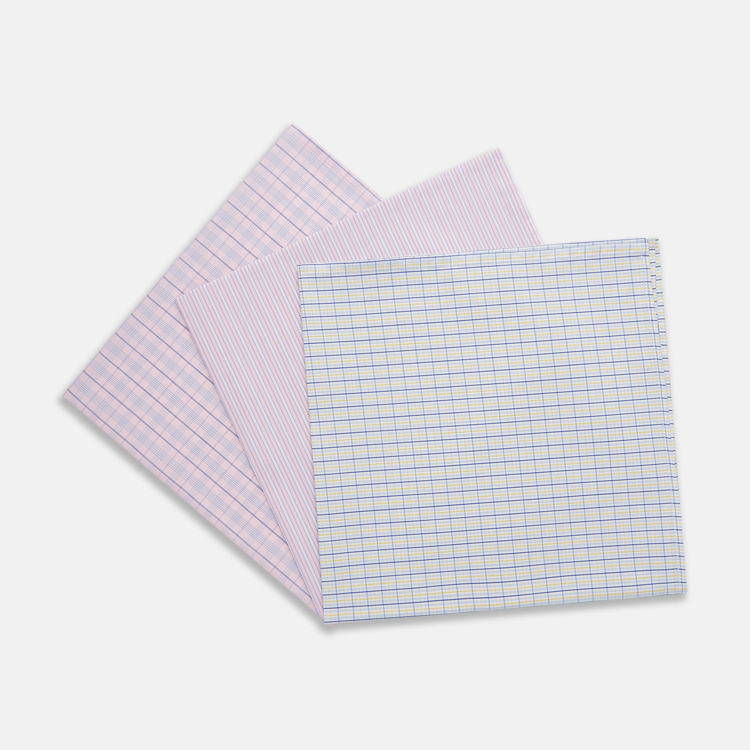 View 2 of product Yellow and Red Cotton RE-PURPOSE Handkerchiefs 3-pack