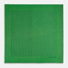 View 3 of product Hunter Green Stripe Silk Pocket Square