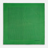 Hunter Green Stripe Silk Pocket Square