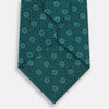 View 3 of product Forest Green Medallion Printed Silk Tie
