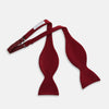 View 2 of product BURGUNDY SATIN BOW TIE