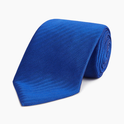 PLAIN HERRINGBONE CRUISE TIE Image 4