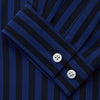 View 2 of product Navy and Blue Multi Stripe Silk Holiday Fit Winnington Shirt