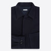 View 5 of product Navy Greenwich Knitted Overshirt