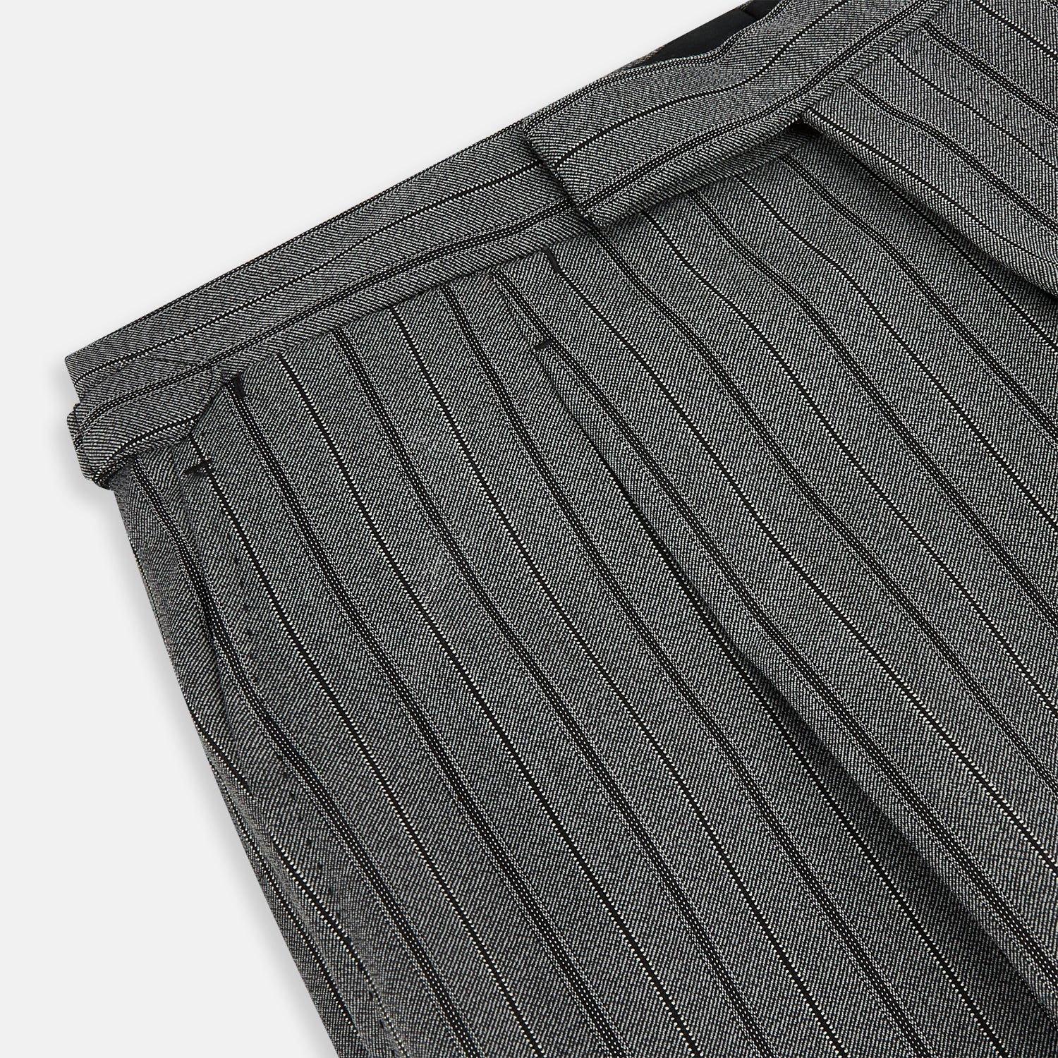 View 2 of product Grey Multi Pinstripe Morning Dress Trousers