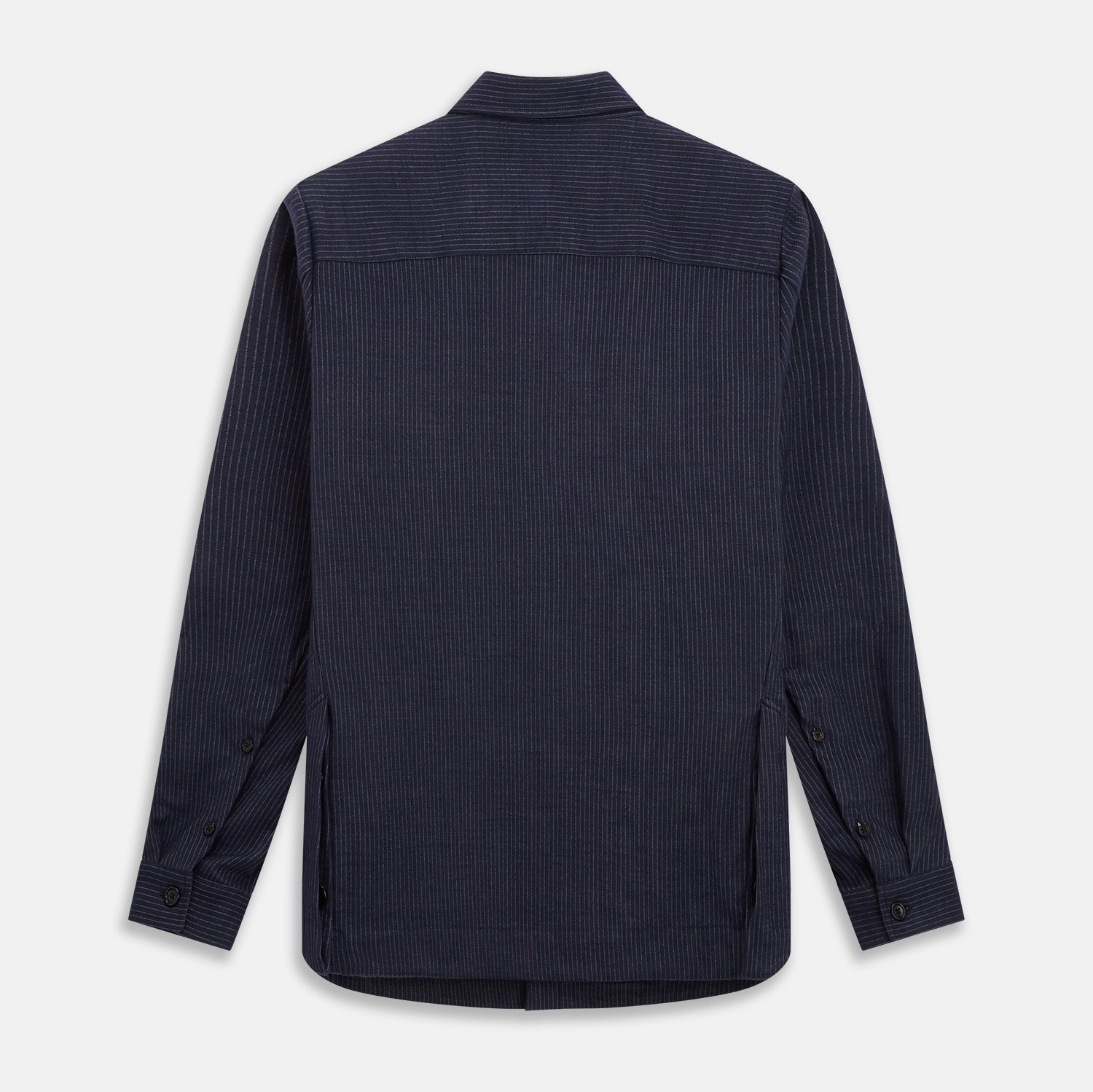View 3 of product Navy Stripe Hampstead Overshirt