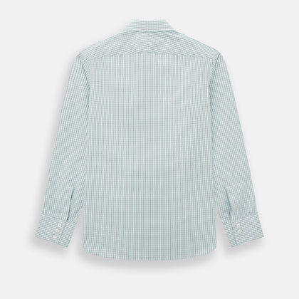 Forest Melange and Red Overlay Grid Check Westminster Shirt Image 2