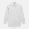 View 1 of product Midnight Blue and Red Ticking Stripe Mayfair Shirt