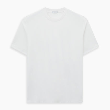 White Short-sleeve Fitted T-Shirt Image 6