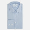 View 5 of product Blue Micro Shadow Check Mayfair Shirt