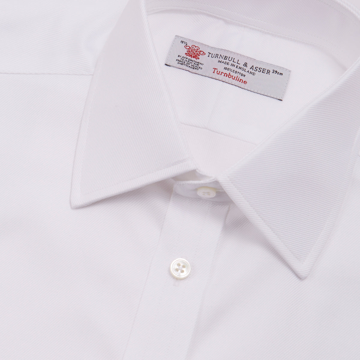 View 5 of product White Oxford Shirt with T&A Collar and Double Cuffs