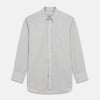 View 1 of product Grey Fine Check Cotton Blend Weekend Fit Suffolk Shirt