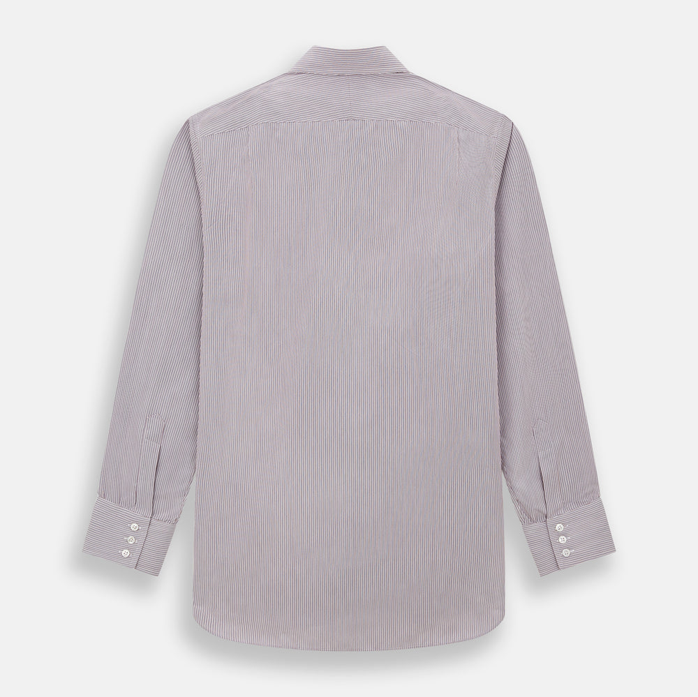 Red and Pink Ticking Stripe Mayfair Shirt