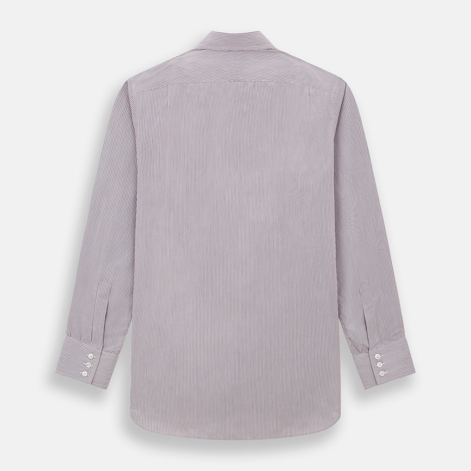 View 3 of product Red and Pink Ticking Stripe Mayfair Shirt