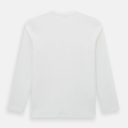 White Long-Sleeve T-shirt Image 9