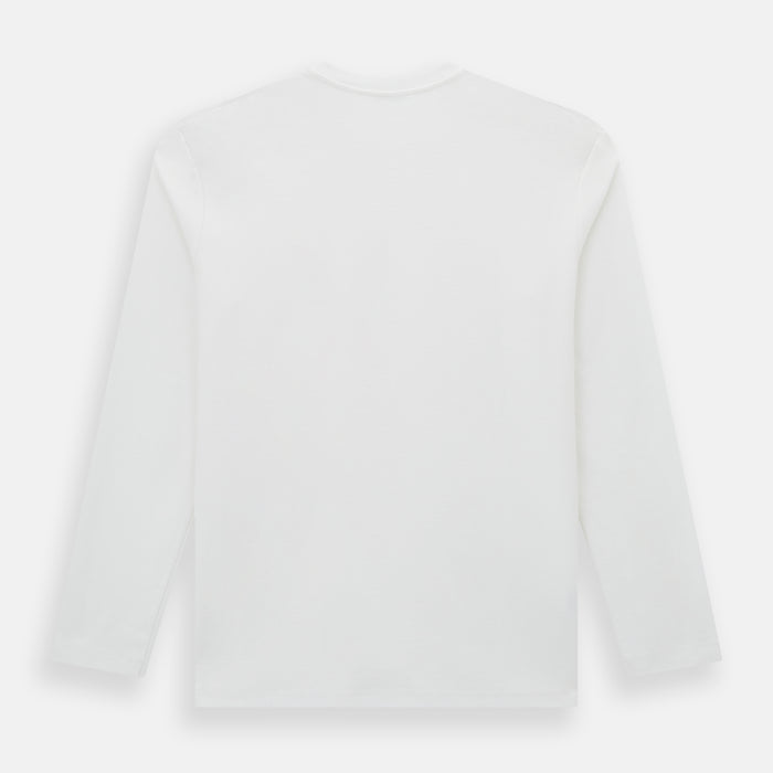 White Long-Sleeve T-shirt Image 9
