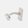 View 2 of product Silver Textured Square Cufflinks