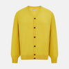 View 1 of product Canary Yellow Fine Merino V-Neck Cardigan