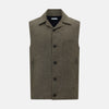 View 7 of product Olive Collared Linen Waistcoat