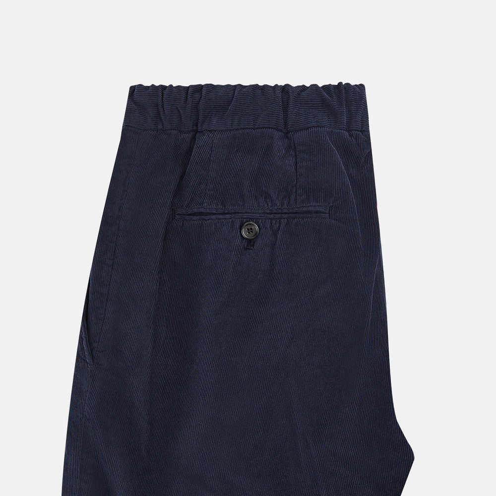 Light Navy Corduroy Miles Trousers