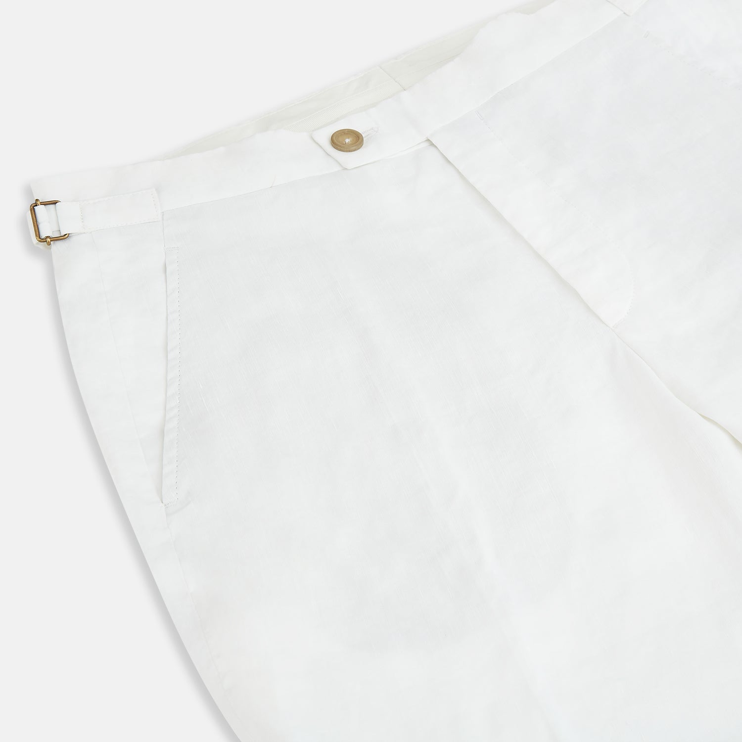 View 2 of product White Linen Henry Trousers