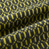 View 3 of product Graphite and Chartreuse Lemon Hexagon Cashmere Knitted Scarf