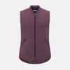 View 1 of product Burgundy Pin Check Padded Gilet