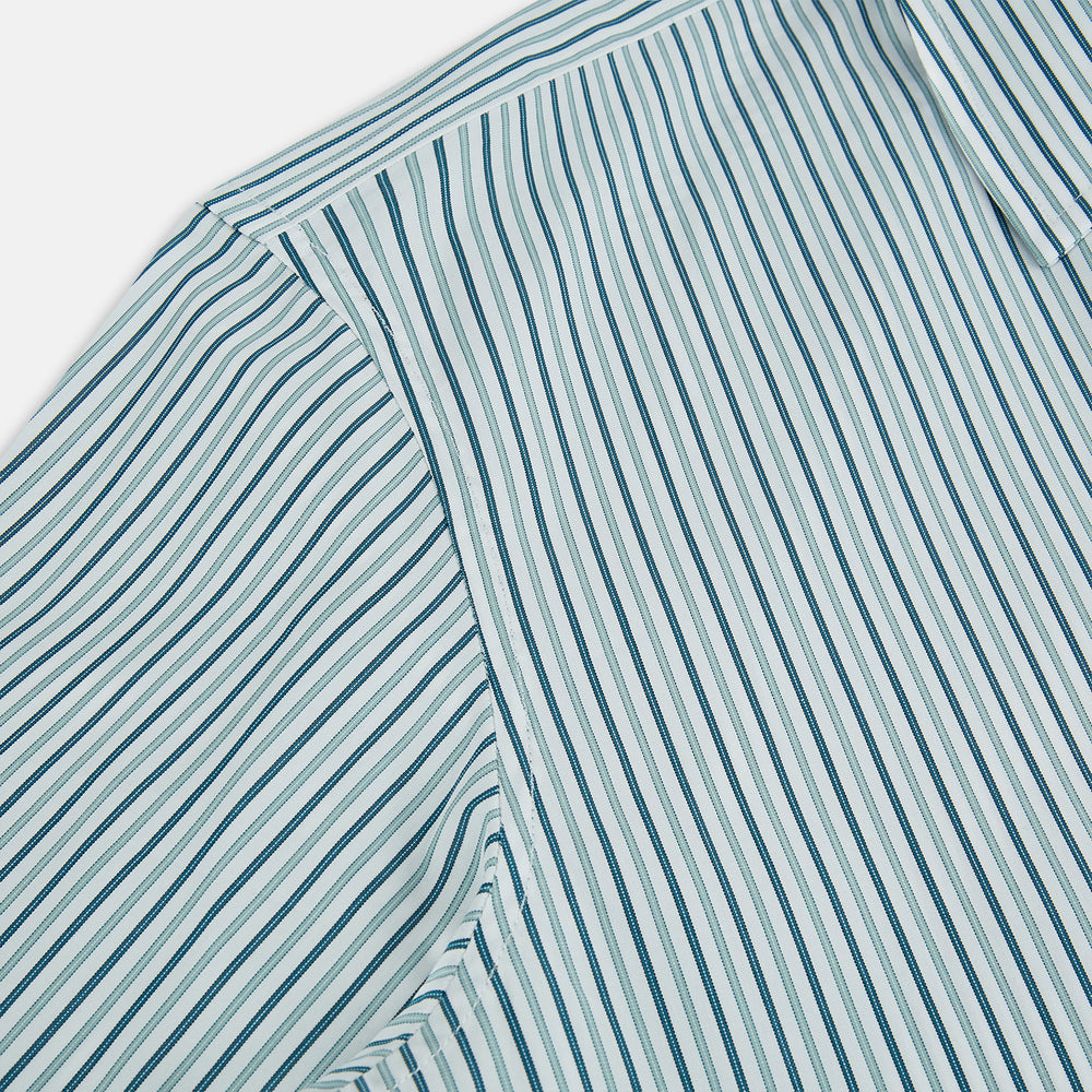 GREEN DOUBLE STRIPE WESTMINSTER SHIRT