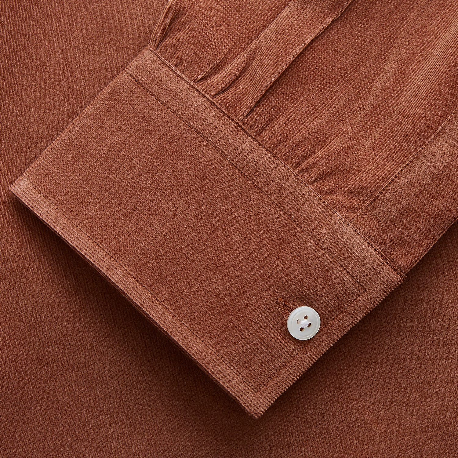 View 2 of product Rust Cotton Weekend Fit Blake Shirt