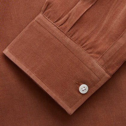 Rust Cotton Weekend Fit Blake Shirt Image 1
