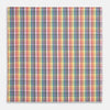 View 3 of product Hand Rolled Multi-coloured Grid Check Handkerchief