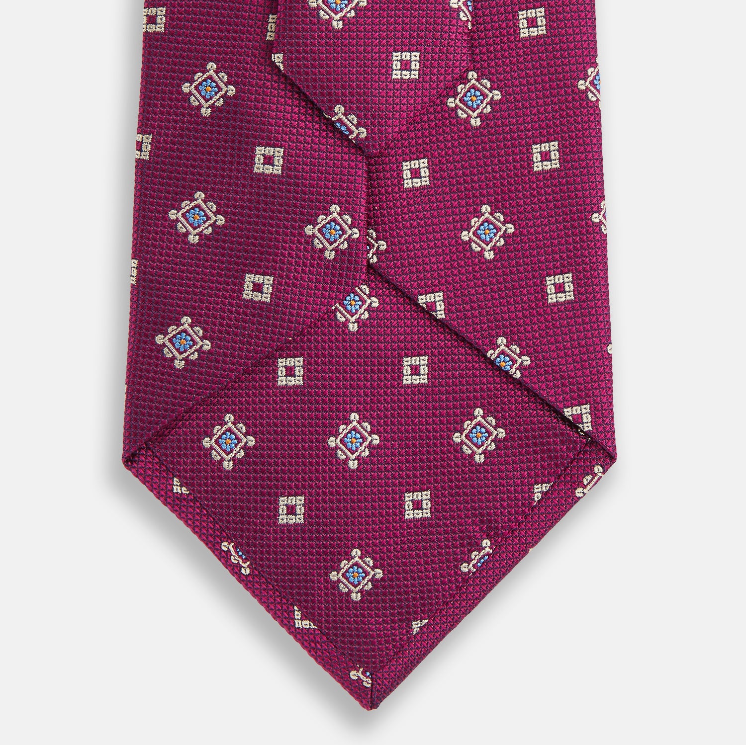 View 3 of product Purple Motif Silk Tie