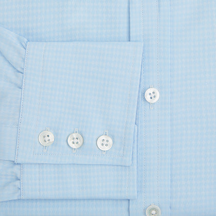 Pale Blue Rhombus Mayfair Shirt Image 3