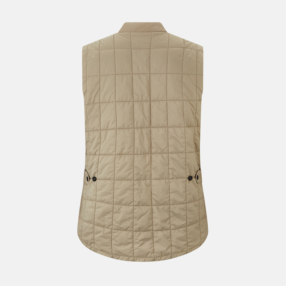 Sand Quilted Gilet