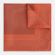 Orange Dot Silk Pocket Square