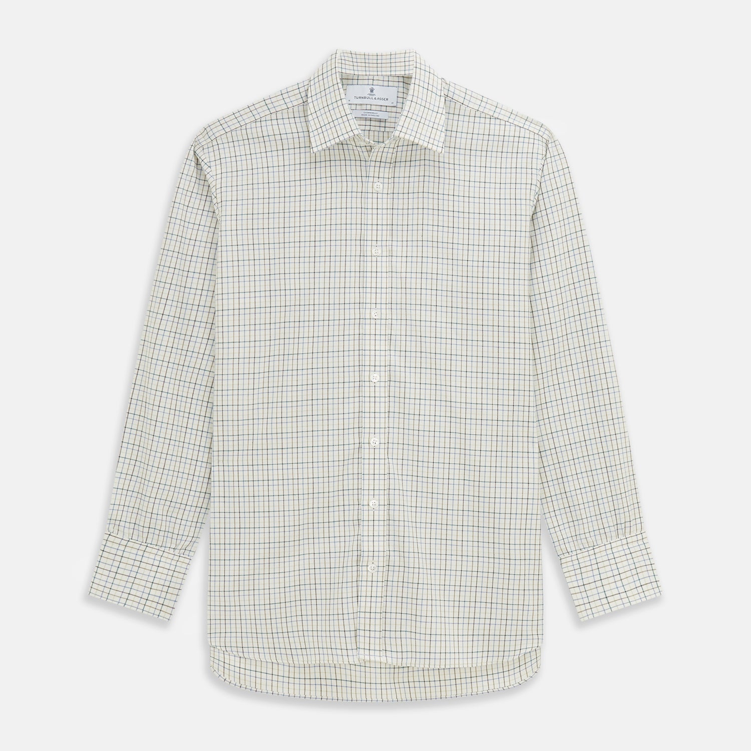 View 1 of product Green Tattersall Check Cashmerello Regular Fit Mayfair Shirt