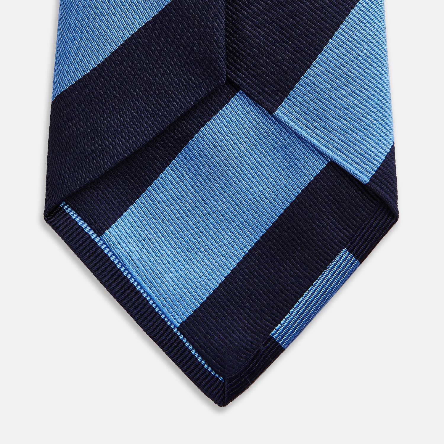 View 4 of product BLOCK STRIPE NAVY RIVER TIE