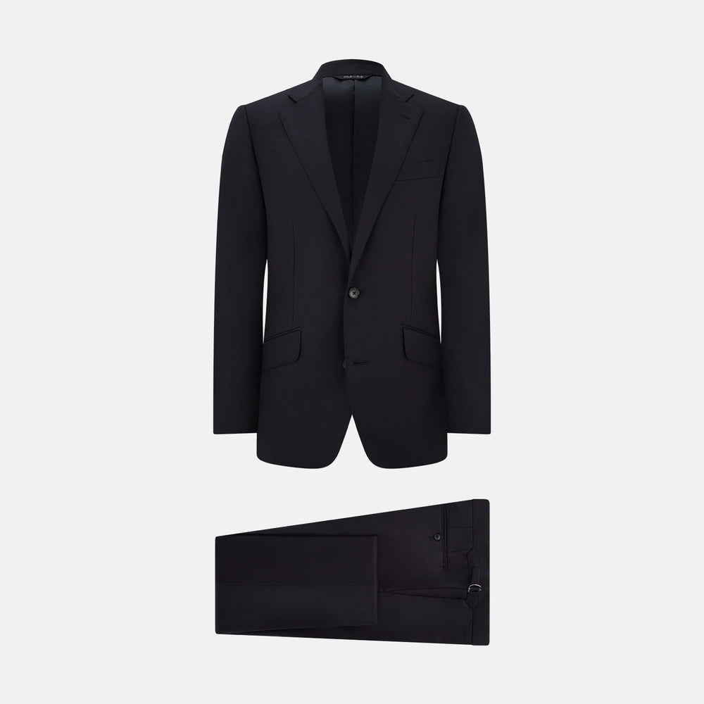 Turnbull & Asser Long Navy Single Breasted Suit Turnbull & Asser Long Navy Single Breasted Suit