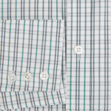 Sage Green Multi Check Mayfair Shirt Image 3