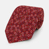 View 1 of product Pink and Navy Circle Red Printed Silk Tie