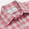 View 3 of product Red Check Cotton Weekend Fit Finch Shirt
